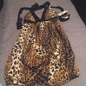 Leopard print dress